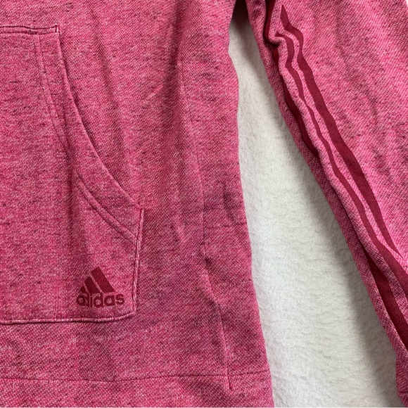 Adidas Sweatshirt Women's XL Sport 2‎ Street Pullover Hoodie Pink - Picture 2 of 7